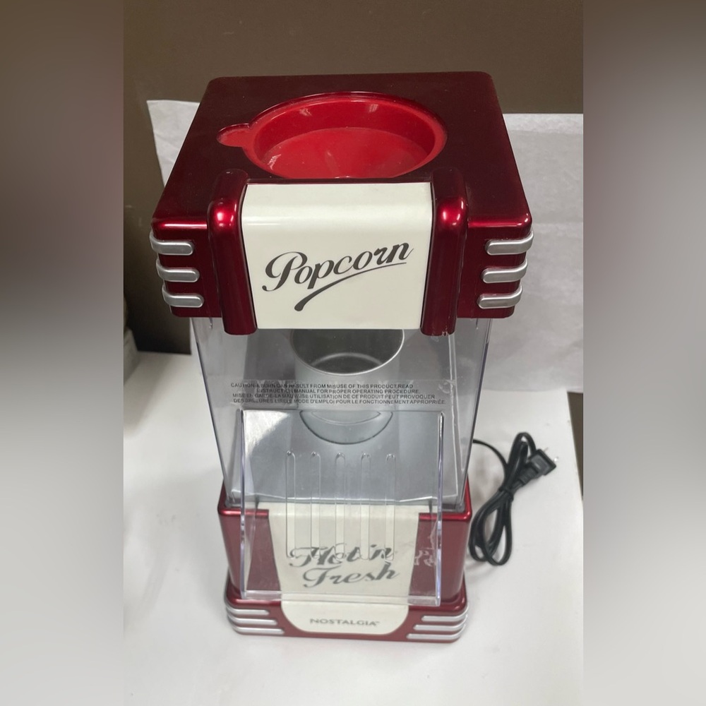 Nostalgia Classic Red Popcorn Machine